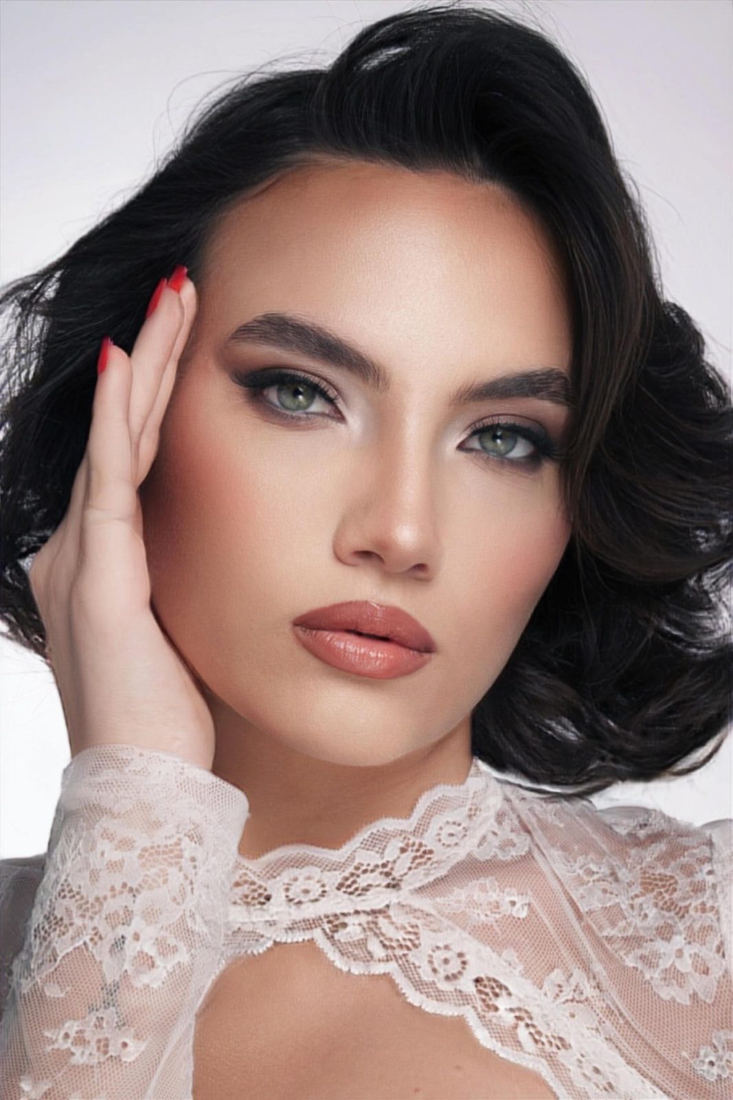 Glam sera con smokey eyes